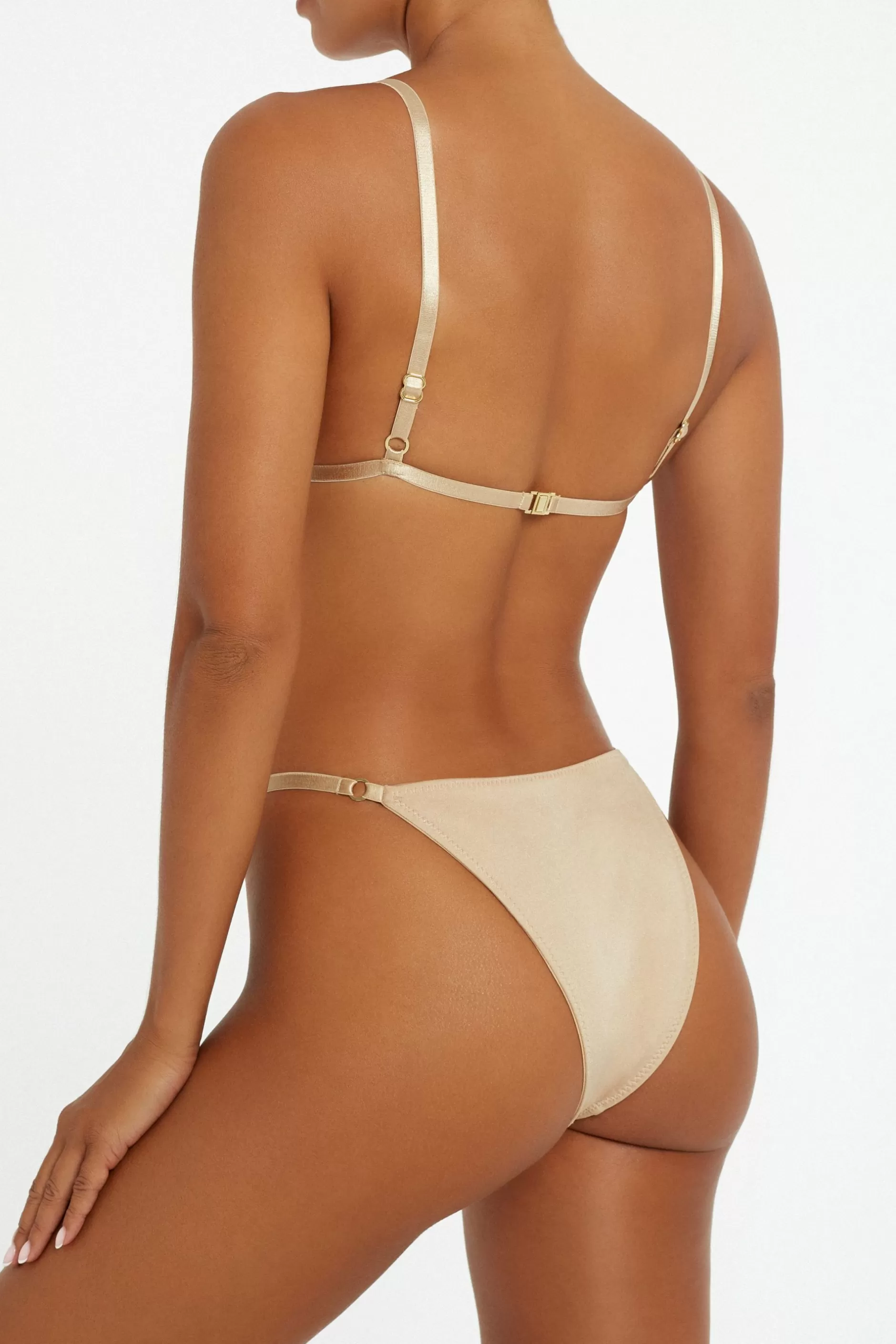 Kenzie Brief Gold>Flook The Label New